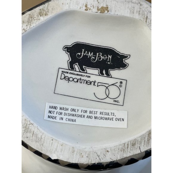 Jambon for Department 56 Pedestal Cake Stand Pig Platter - Picture 5 of 7